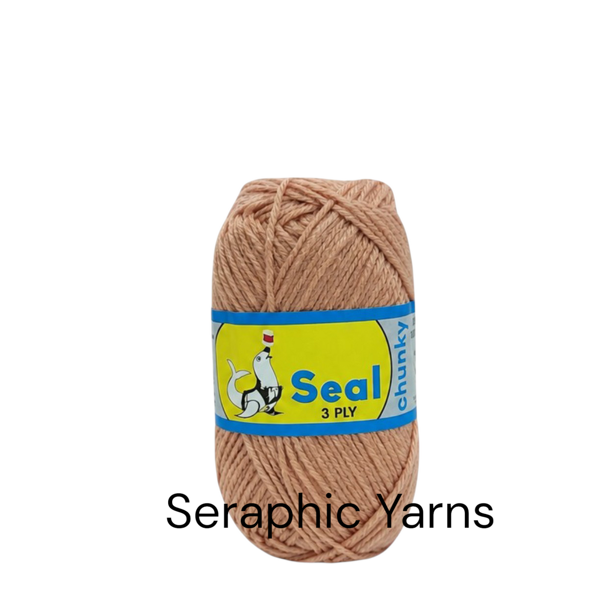 Seal Chunky 3Ply Acrylic Yarn 100g per ball (1PC)