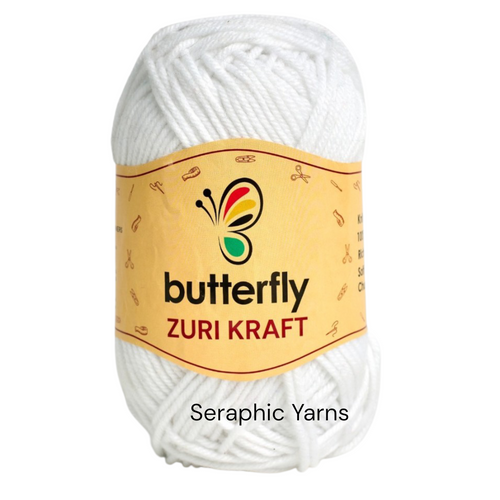 Butterfly Zuri Kraft Acrylic Chunky 4ply Yarn 100g per ball (1 Pack (5PCS))