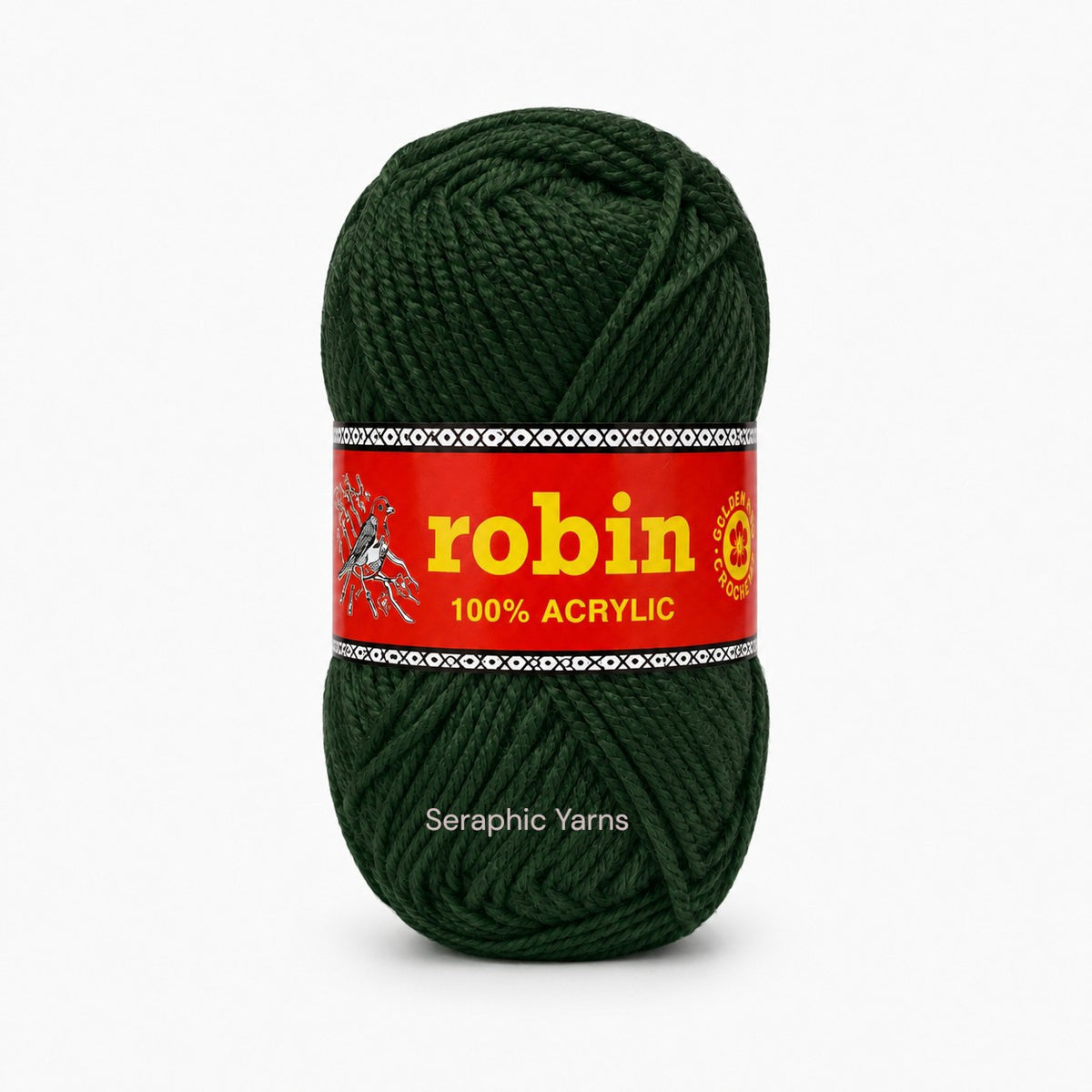 Robin Chunky Acrylic Yarn 3-Ply 100g per ball (1 Pack(5PCS))