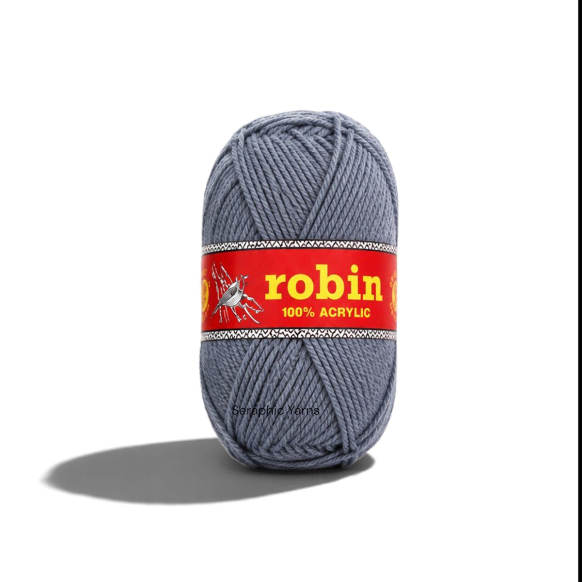 Robin Chunky Acrylic Yarn 3-Ply 100g per ball (1 Pack(5PCS))