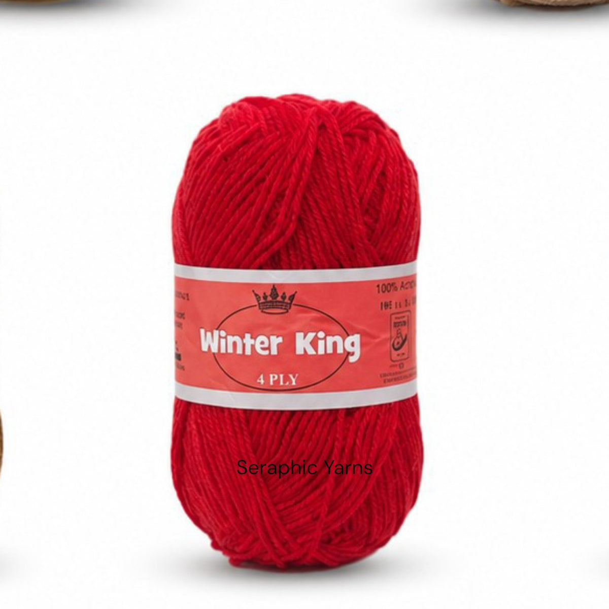 Winter King Acrylic Yarn 4ply Medium Thin Yarn 50grams per ball (1 PC)