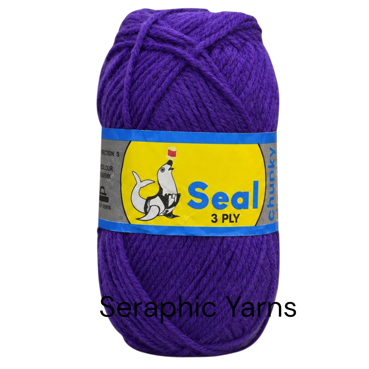 Seal Chunky 3Ply Acrylic Yarn 100g per ball (1PC)