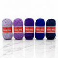 Winter King 4 Ply Yarn – Royal Twilight Color Collection | 250g Medium Thin Acrylic Yarn