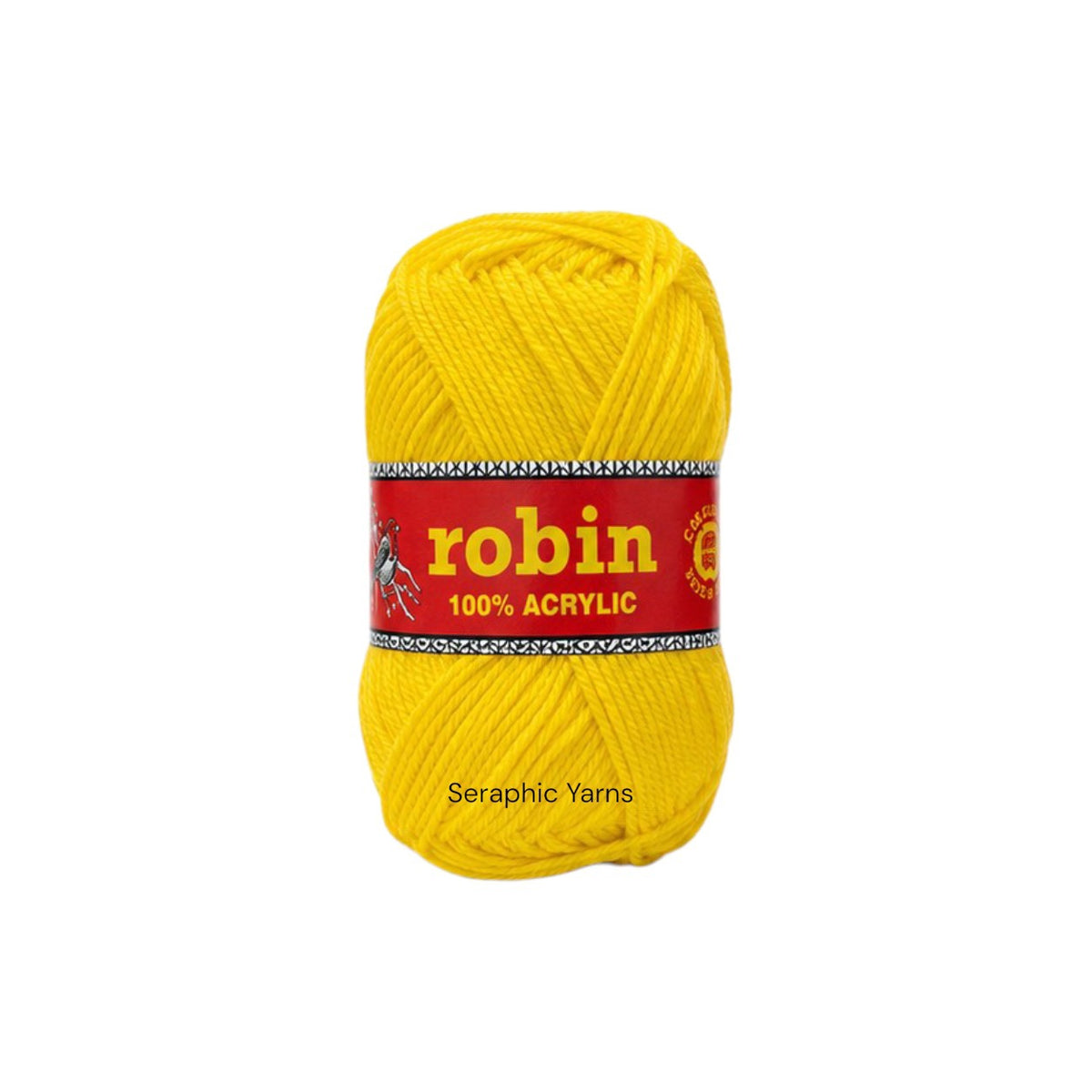 Robin Chunky Acrylic Yarn 3-Ply 100g per ball (1 Pack(5PCS))