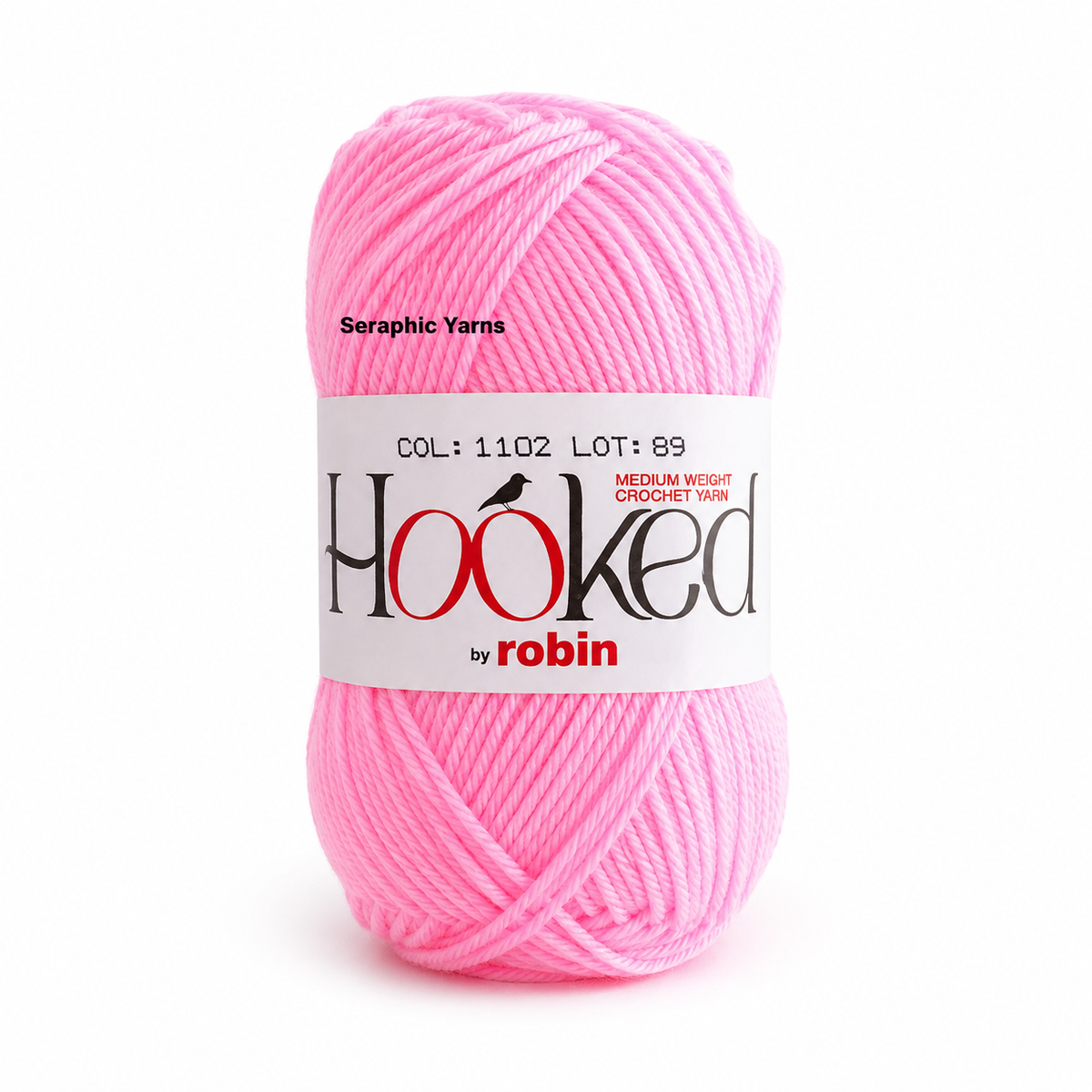 Hooked by Robin Medium Weight Crochet Yarn 50g per ball (1PC)