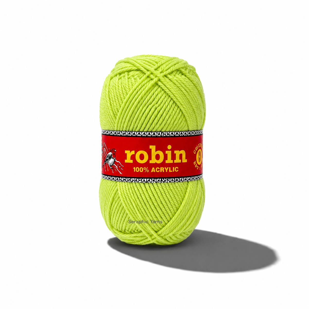 Robin Chunky Acrylic Yarn 3-Ply 100g per ball (1 Pack(5PCS))