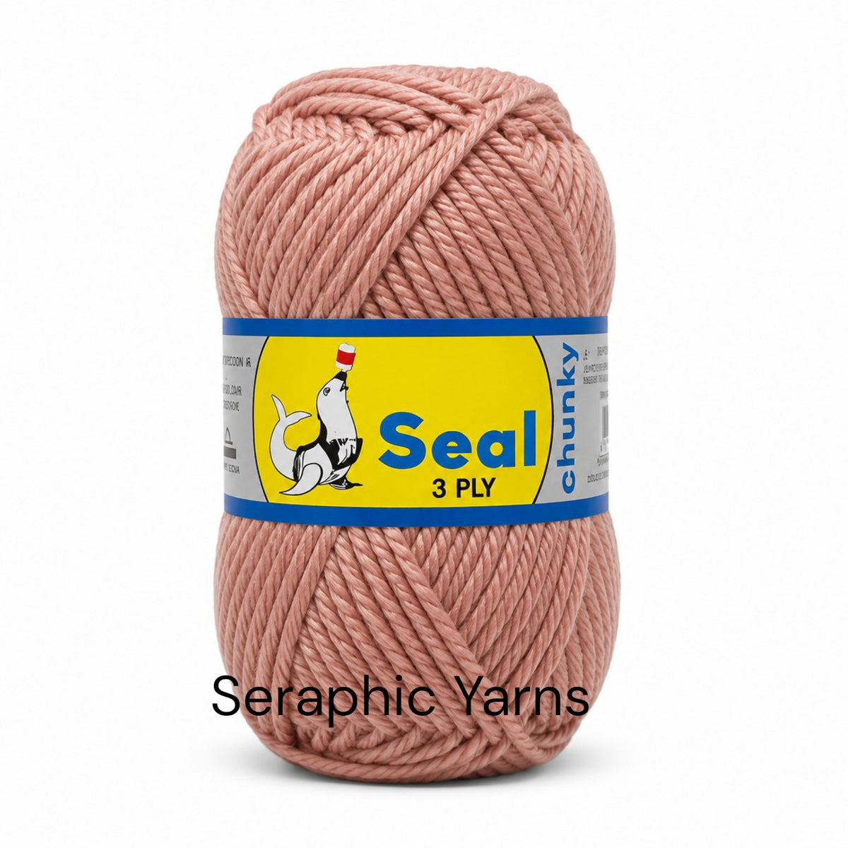 Seal Chunky 3Ply Acrylic Yarn 100g per ball (1PC)