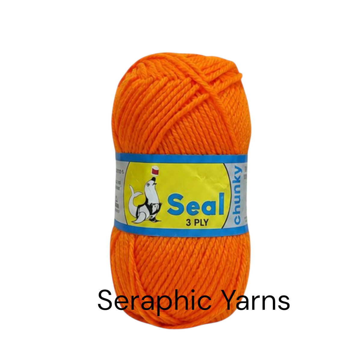 Seal Chunky 3Ply Acrylic Yarn 100g per ball (1PC)