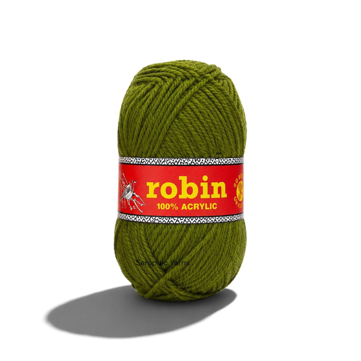 Robin Chunky Acrylic Yarn 3-Ply 100g per ball (1 Pack(5PCS))
