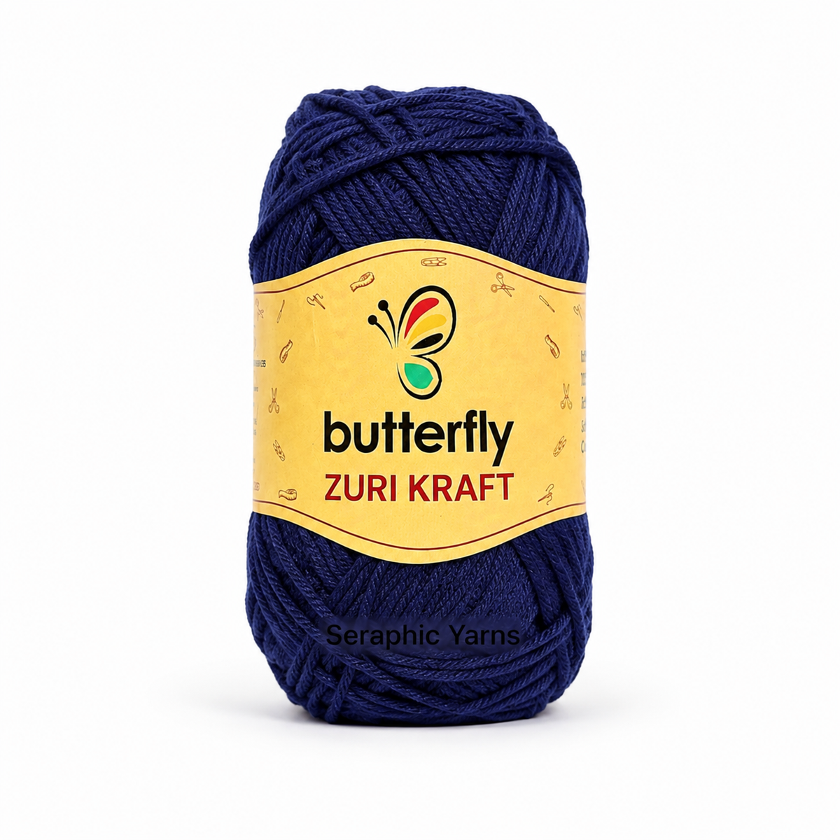 Butterfly Zuri Kraft Acrylic Chunky 4ply Yarn 100g per ball (1 Pack (5PCS))