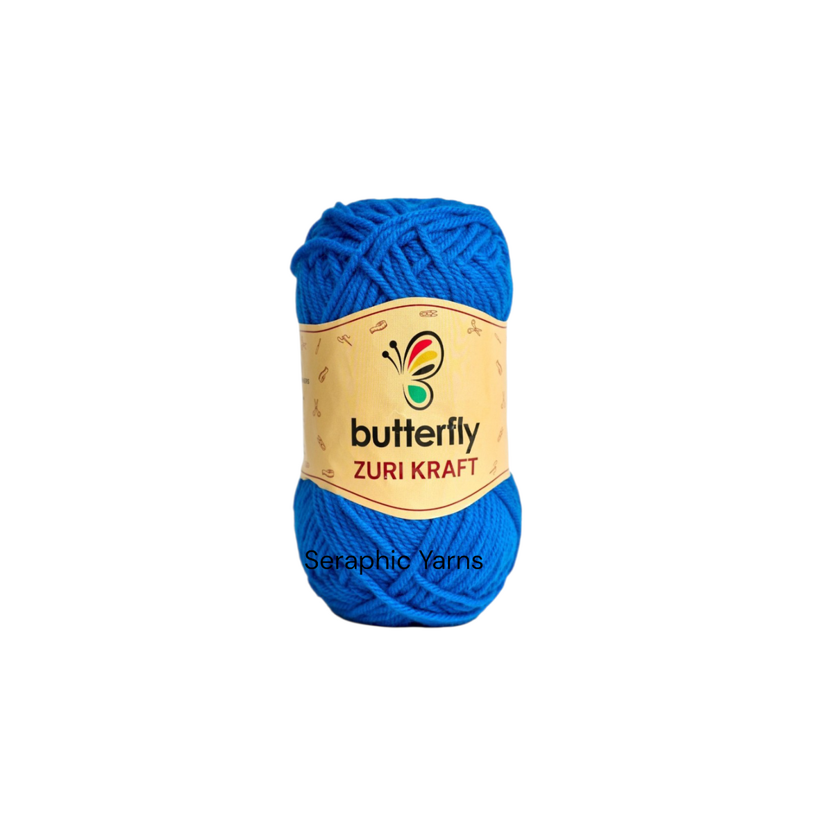 Butterfly Zuri Kraft Acrylic Chunky 4ply Yarn 100g per ball (1 Pack (5PCS))
