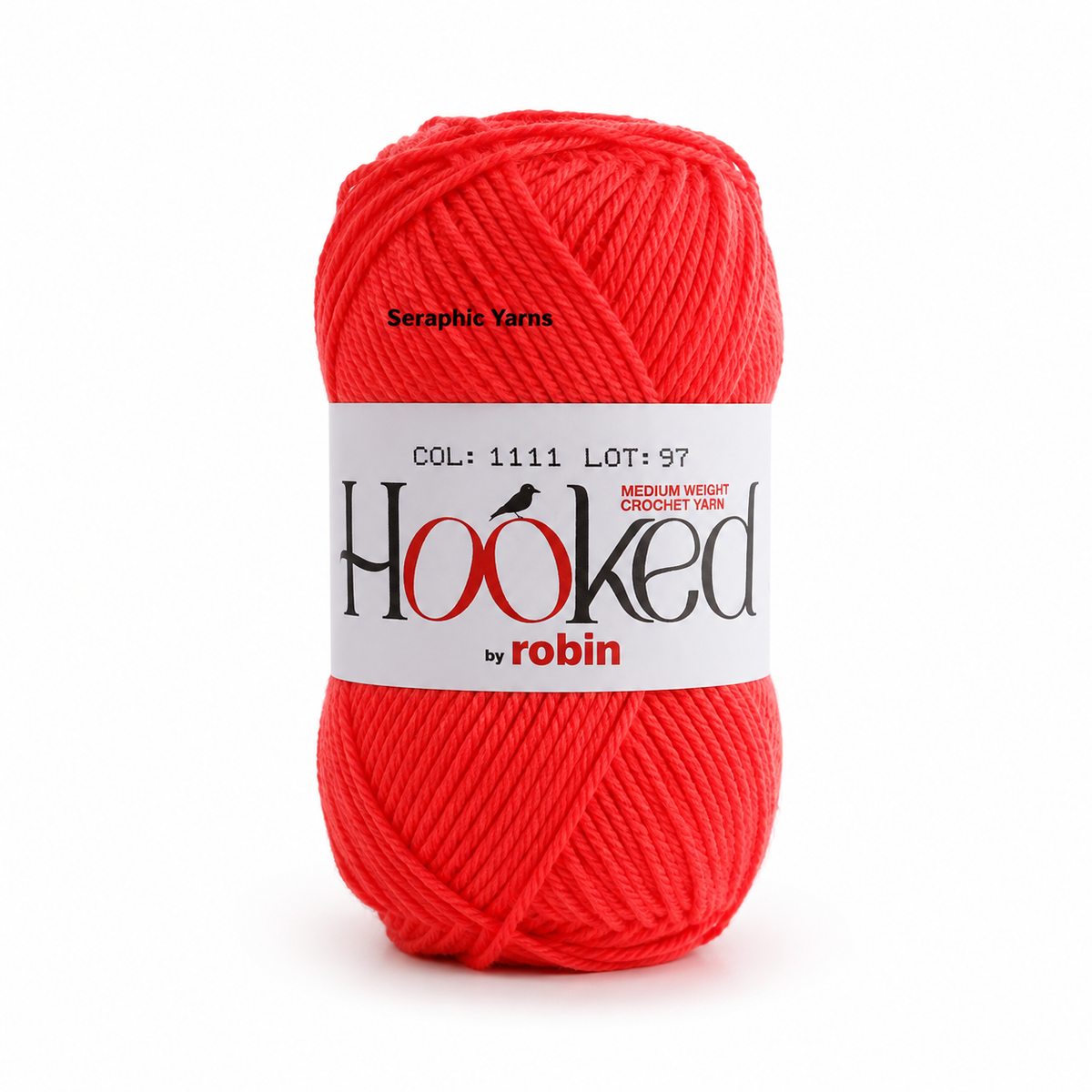 Hooked by Robin Medium Weight Crochet Yarn 50g per ball (1PC)