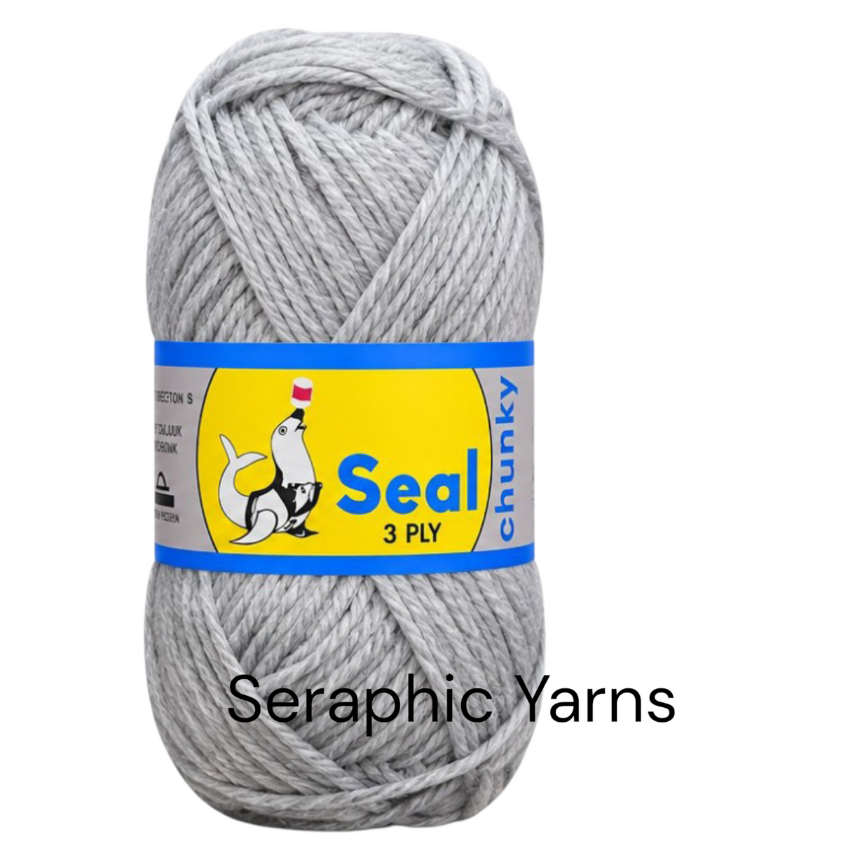 Seal Chunky 3Ply Acrylic Yarn 100g per ball (1PC)