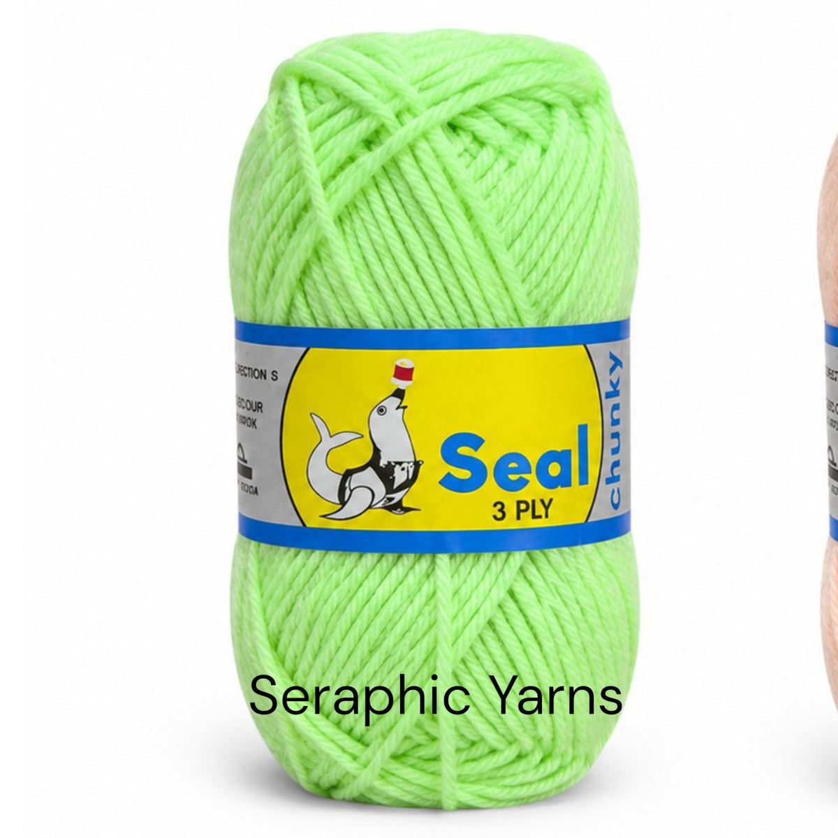 Seal Chunky 3Ply Acrylic Yarn 100g per ball (1PC)