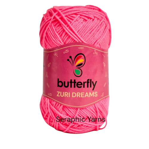 Butterfly Zuri Dreams Medium Thin Yarn 100g per ball (1 Pack(5PCS))