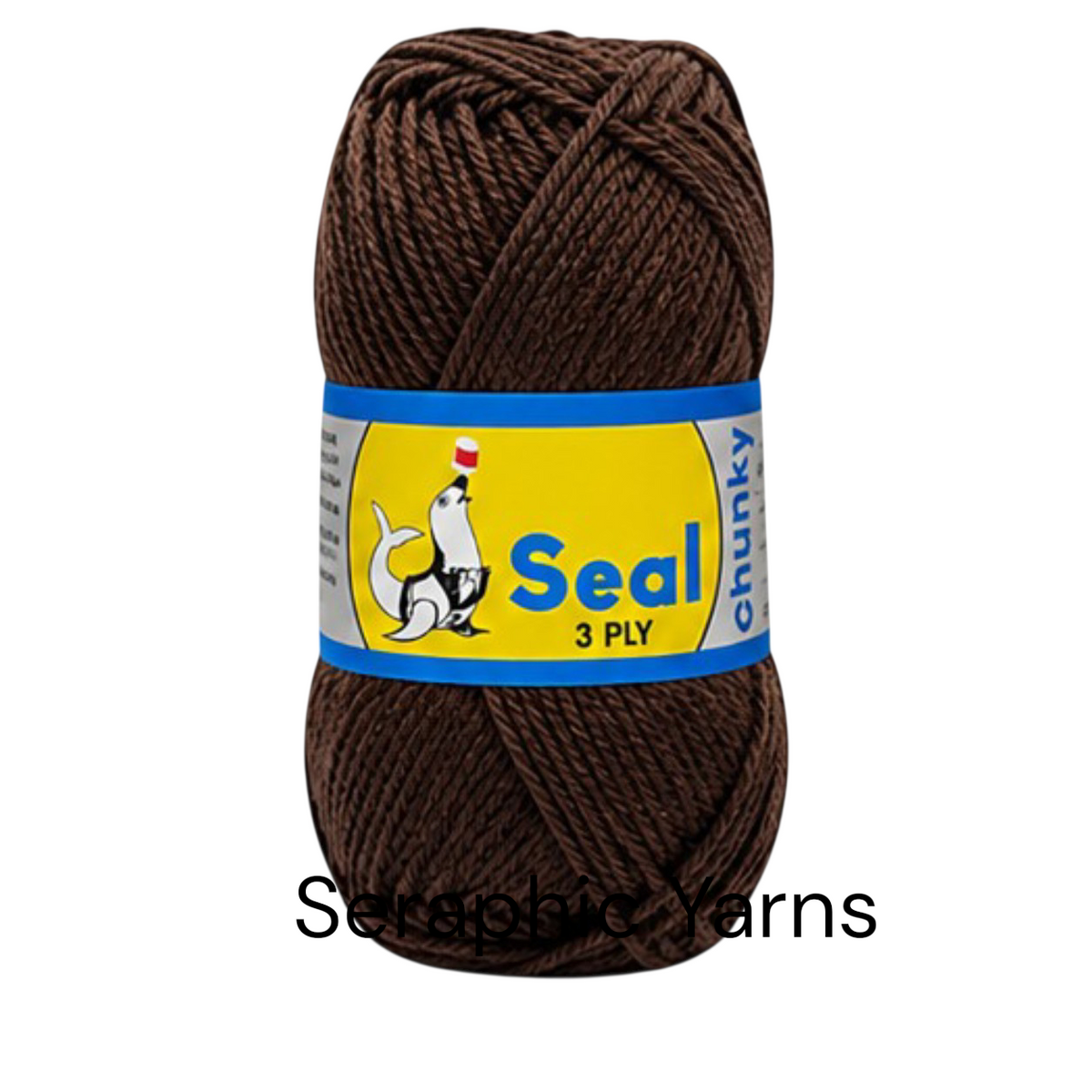 Seal Chunky 3Ply Acrylic Yarn 100g per ball (1PC)