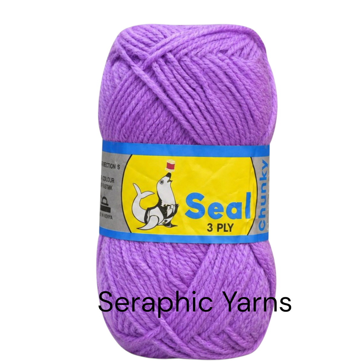 Seal Chunky 3Ply Acrylic Yarn 100g per ball (1PC)
