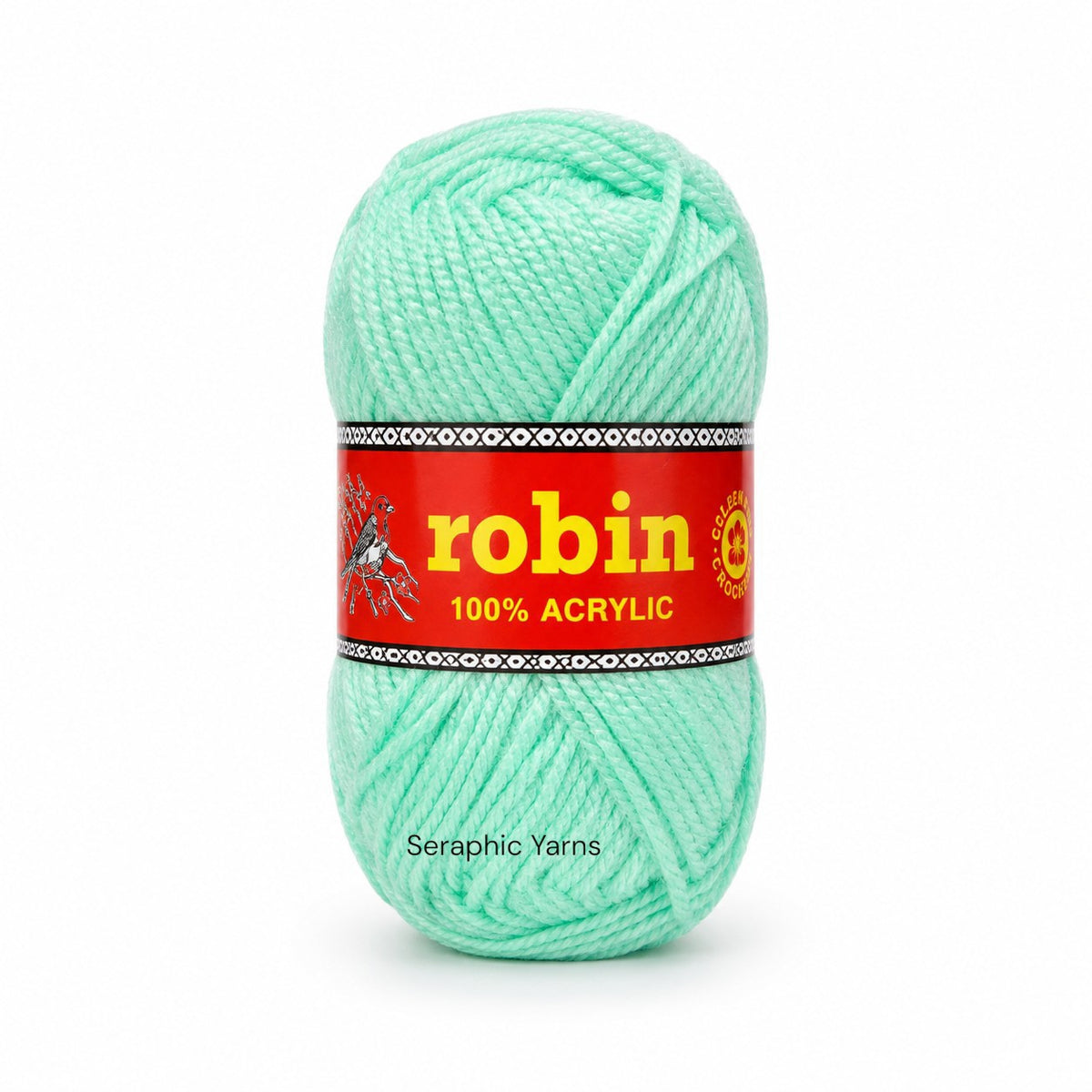 Robin Chunky Acrylic Yarn 3-Ply 100g per ball (1 Pack(5PCS))