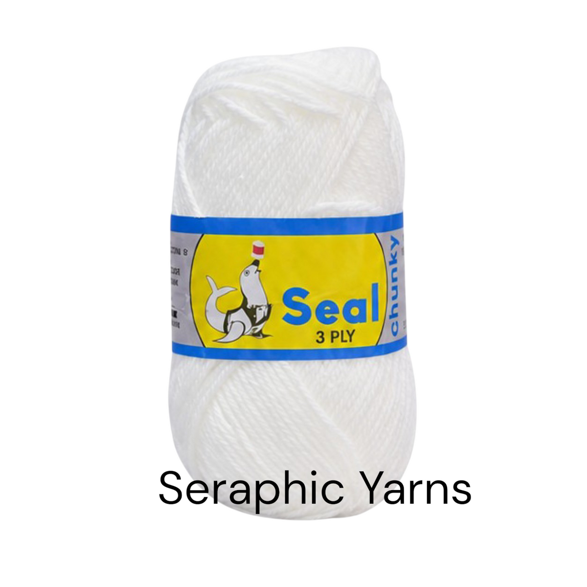 Seal Chunky 3Ply Acrylic Yarn 100g per ball (1PC)